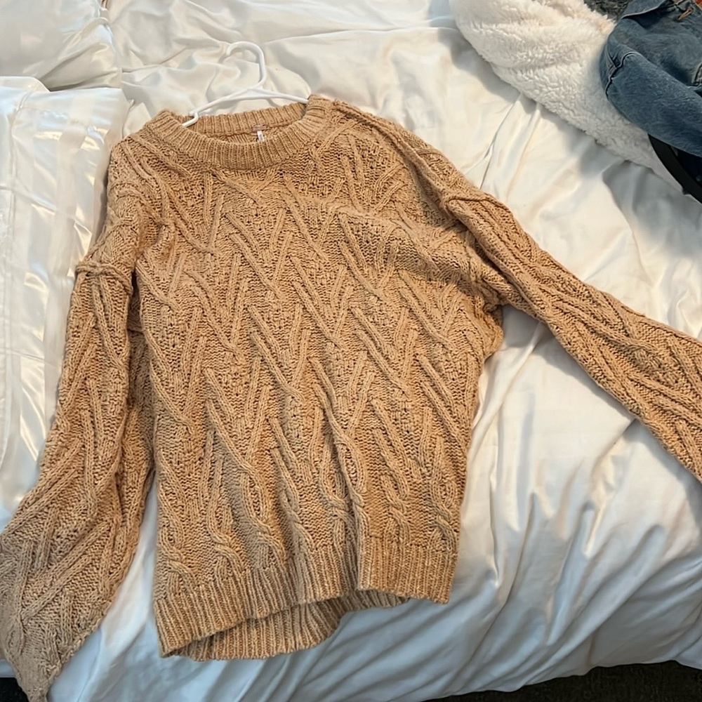 Free people yellow sweater